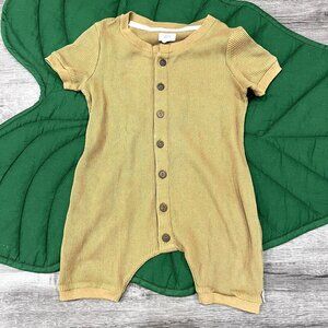 Nui Organic Cotton Waffle Knit Romper 6-12M (fits more like 12-18M)
